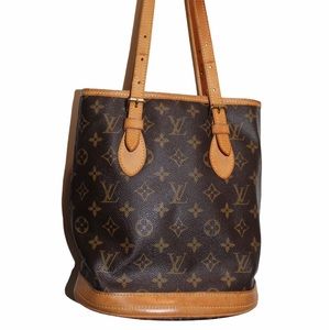 VINTAGE LOUIS VUITTON MONOGRAM PETIT BUCKET BAG